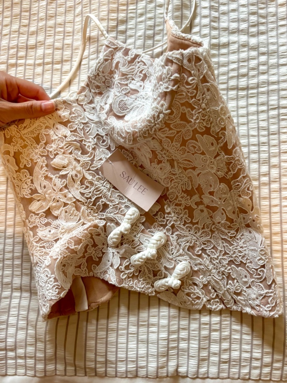 Sau Lee NWT Roma Lace Top & Skirt Set - Picture 11 of 11